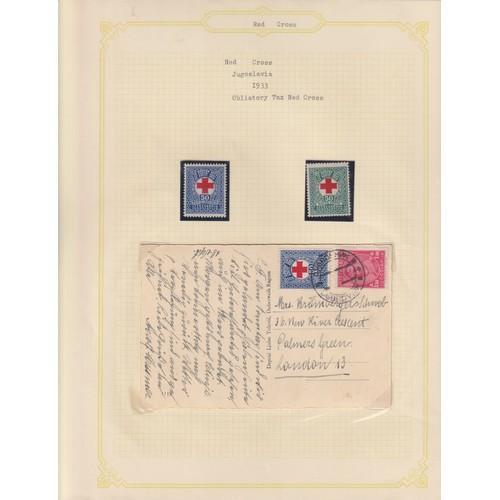 402 - A good collection on Red Cross stamps from the 1910s to 2000s, including stamp sets and mini sheets ... 