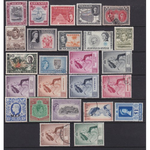 194 - A mint and used KGVI & QEII British Commonwealth mint and used stamp collection, housed in x9 sparse... 