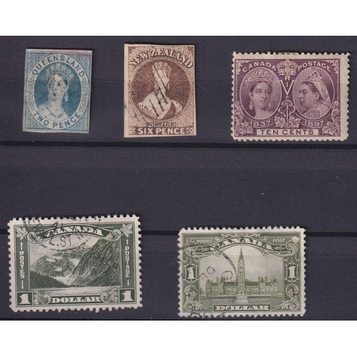 488 - Extensive Commonwealth accumulation in 9 albums or stock books in box with New Zealand mint and used... 