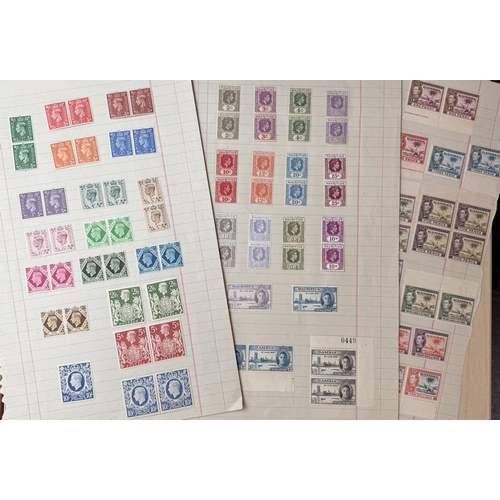 438 - Commonwealth collection in 3 albums with some useful mint incl 1938 Gambia (set and in pairs), Sierr... 