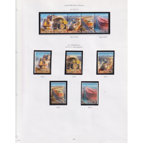 427 - A mint and used all periods Australian stamp collection housed in x5 albums and loose, noted a smatt... 