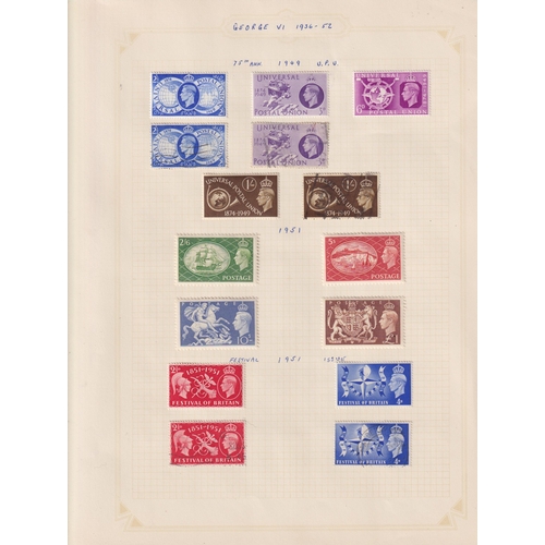 399 - A mint and used GB stamp collection on pages and in packets from QV to QEII with a smattering of ear... 