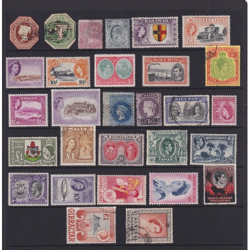 383 - A mint and used World stamp collection in x25 albums/ stock books and loose all periods, noted GB QV... 