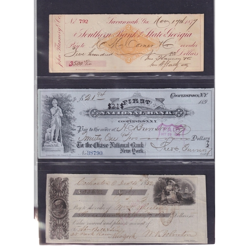 60 - A group of x25 USA banknotes from the 19th and 20th Century, noted Bank of South Carolina $5 note, C... 