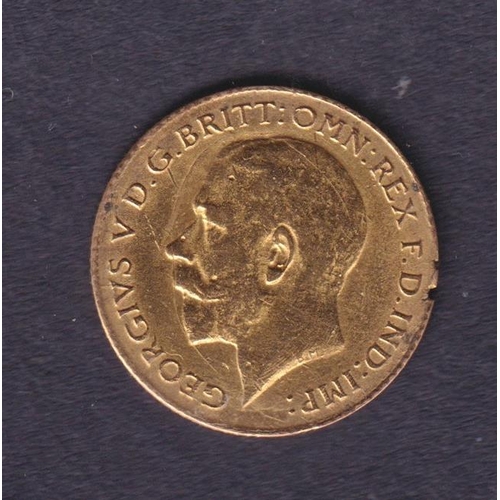 173 - UK 1907 gold half Sovereign, in good condition