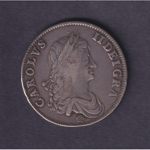 149 - UK 1662 Charles I silver Crown (Rose below bust), Spink No.3350, coin in good condition