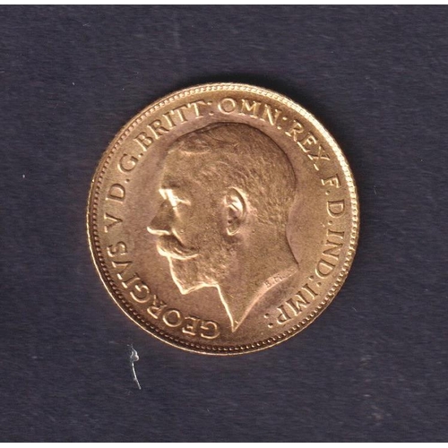 183 - UK 1926 gold half Sovereign, South Africa Mint, in good condition