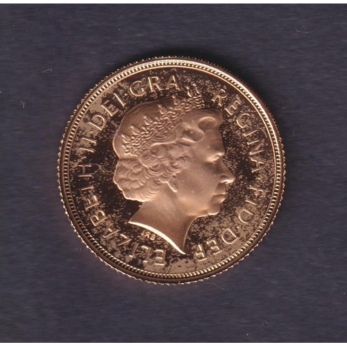 205 - UK 2006 gold full Proof Sovereign, boxed with CoA