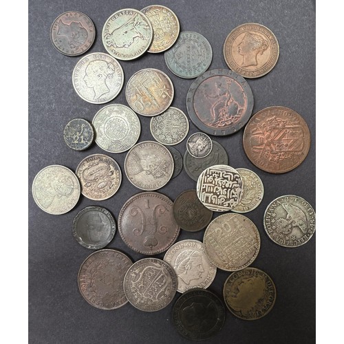 103 - A World mainly 20th Century circulated coin accumulation in boxes and loose, noted UK 1797 1d, 1839 ... 
