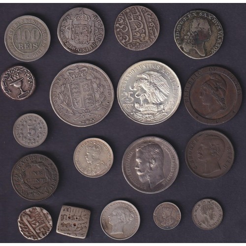 138 - An accumulation of x80+ World mainly 19th & 20th Century coins, including copper and silver coins, n... 