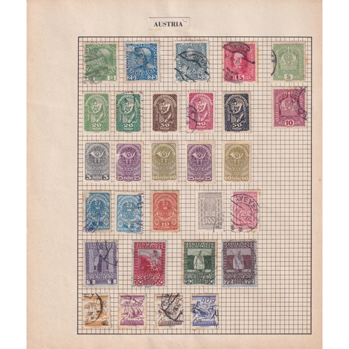 1019 - A general A-Z World stamp collection in x2 albums, on pages and in tins, all periods strength in Eur... 