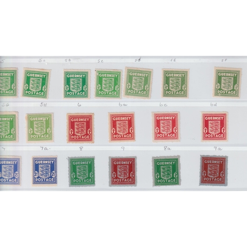 1055 - A mint and used collection of Channel Island and Royal Event stamps housed in x12 albums/binders and... 