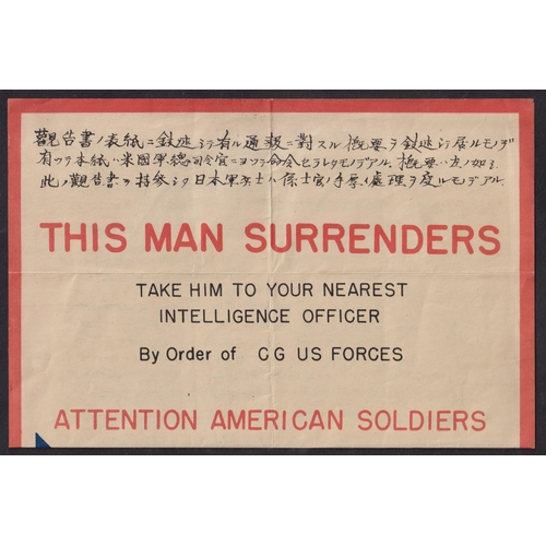 1115 - Collection of propaganda leaflets with selections from both the Allied and Axis sides, plus a partic... 