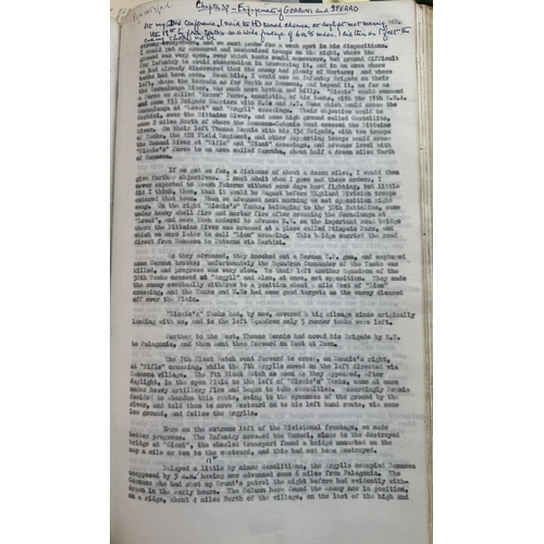 1121 - Major-General Douglas Wimberley – Scottish Soldier, Volume II (Privately Bound Manuscript). A remark... 