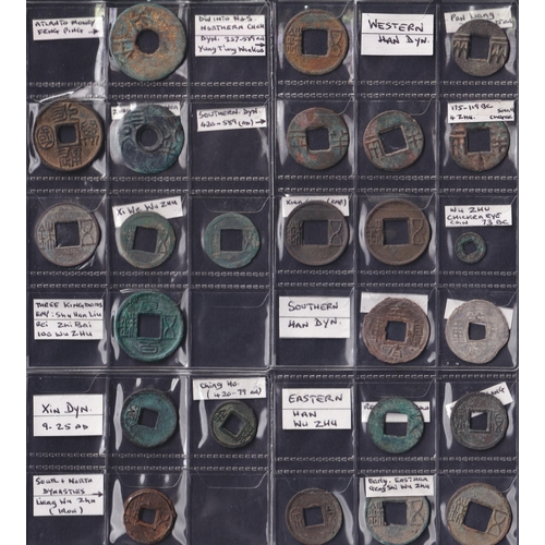 222 - Eastern, Western & Southern Han, Three Kingdoms, a group of 6 Eastern Han coins, 20 including Wang M... 