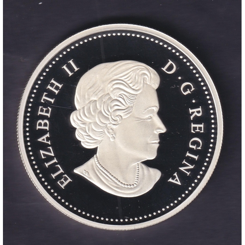 172 - Canada 2014 Maple Leaf, $50 Silver Proof coin, struck in 99.99% fine Silver, weight 5oz (157.6g). bo... 