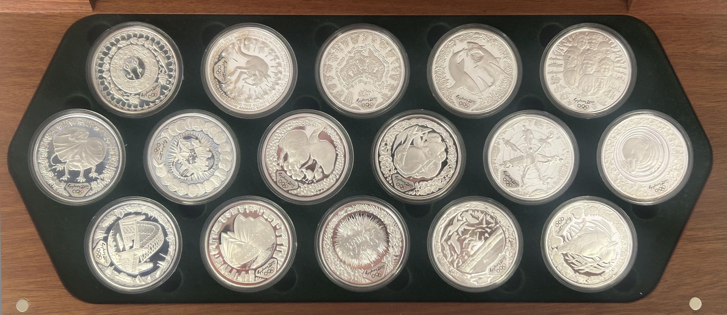 The Sydney 2000 Olympic Silver Coin Collection – Complete 16-Coin Set ...