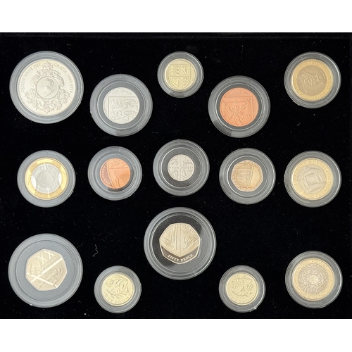 109 - 2014 United Kingdom Premium Proof Coin Set, comprising fourteen coins, struck by the Royal Mint to p... 