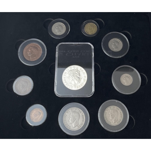118 - The King Charles III Birthday coin collection, comprising of 1948 circulated coin set to 2/6- and 19... 