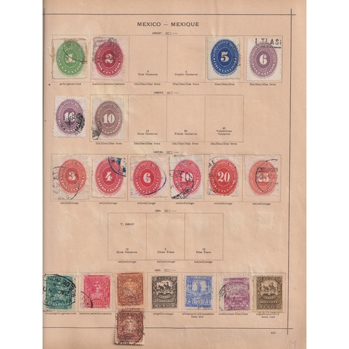 505 - An old-time mint and used stamp collection in a pre-printed Schaubek album, with a smattering of sta... 