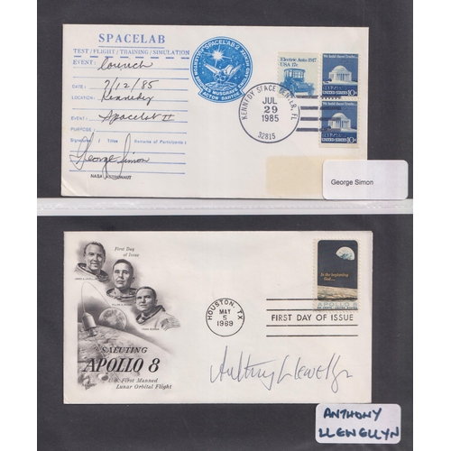 574 - A collection of x90 Cosmonaut and Space related signed FDCs, including Russian and American covers, ... 