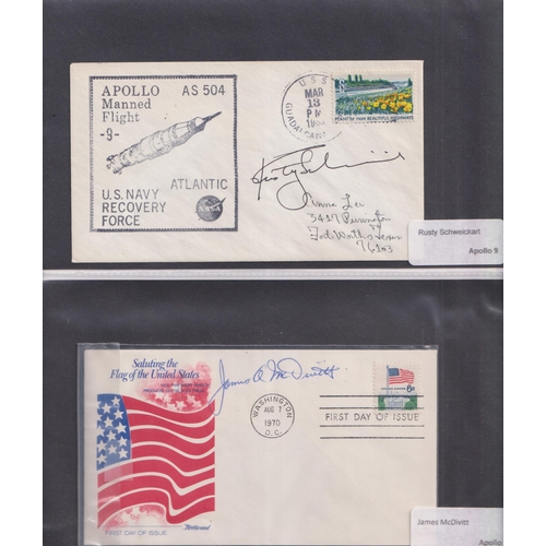 575 - A collection of x110 Cosmonaut and Space related signed FDCs, mainly American covers, noted Walt Cun... 