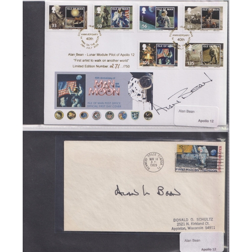 575 - A collection of x110 Cosmonaut and Space related signed FDCs, mainly American covers, noted Walt Cun... 