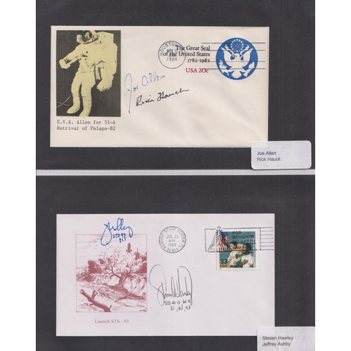 575 - A collection of x110 Cosmonaut and Space related signed FDCs, mainly American covers, noted Walt Cun... 