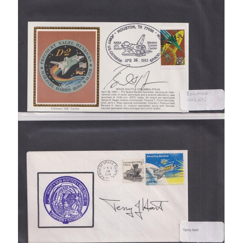 576 - A collection of x120 Cosmonaut and Space related signed FDCs, mainly American covers, noted Franklin... 