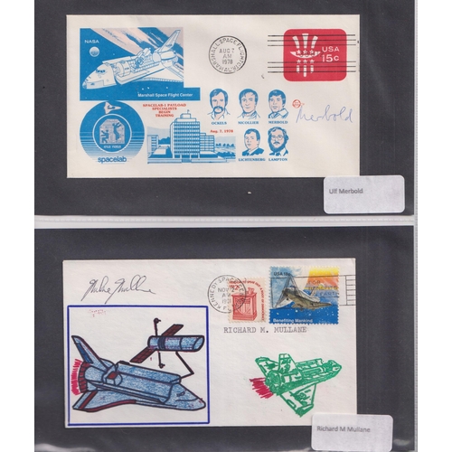 576 - A collection of x120 Cosmonaut and Space related signed FDCs, mainly American covers, noted Franklin... 
