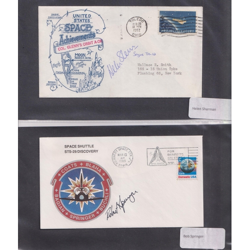 576 - A collection of x120 Cosmonaut and Space related signed FDCs, mainly American covers, noted Franklin... 