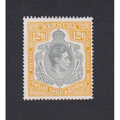 656 - 1938/53 12s6d grey & pale orange broken lower right scroll variety R5/12 SG120ce Cat £2750, lightly ... 