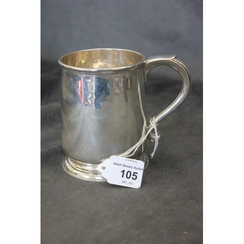 105 - An Edward VII silver mug, London 1908, approx. 7oz.