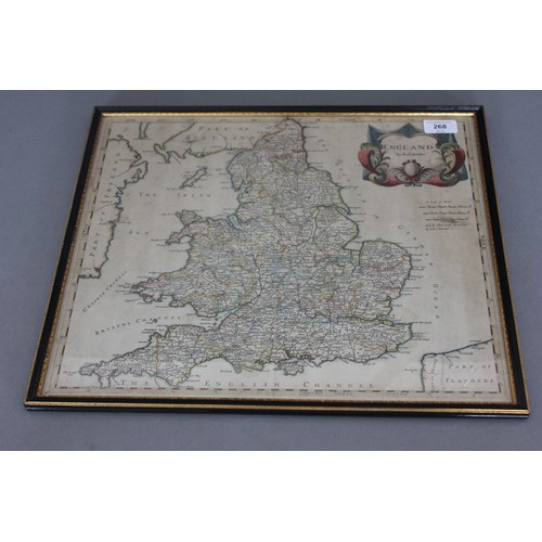 268 - Robert Morden - Map of England, sold by 