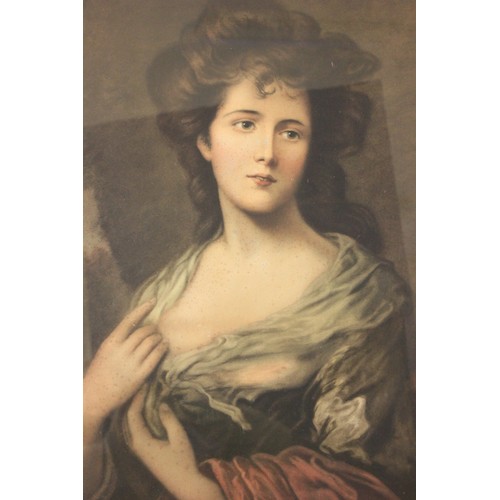 302 - After Thomas Gainsborough - portrait of Lady, possibly Diana Sambrooke 1st Lady Sackville, Victorian... 