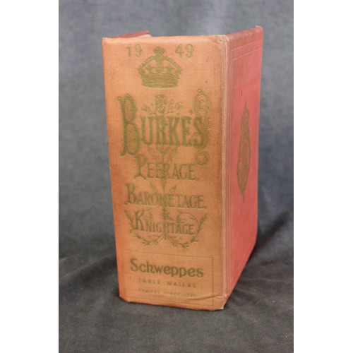 91 - A volume of Burke's Peerage, 1949, with faded covers, a.f. to cover.