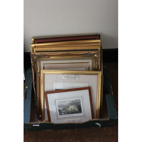 276 - Four Victorian engravings in single frame, 