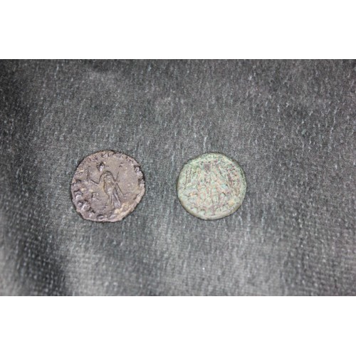 1 - Three Ancient Greek Coins, possibly from Mysia, Pergamon, each 1.5cm, approx. 1.5cm and 1cm, respect... 