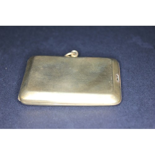 17 - A 9ct Gold Vesta Case in poor condition, possibly Birmingham 1897, approx 25g, a.f.