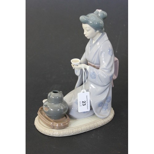 23 - A Lladro porcelain figure 