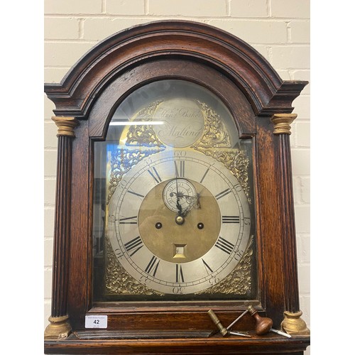 42 - A 19th century longcase clock by 