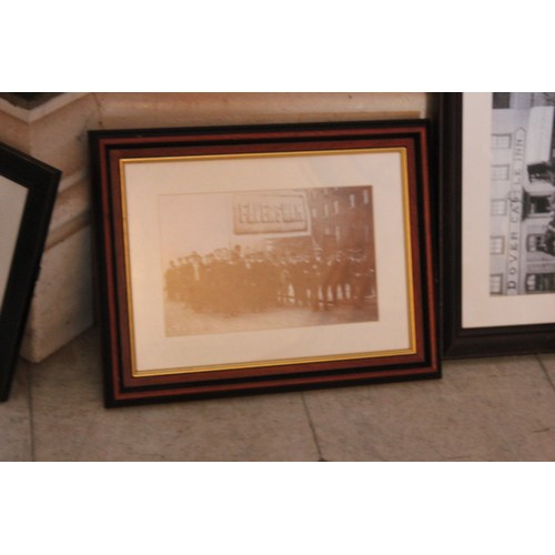 2 - A quantity of framed posters and reproduction photographs relating to Shepherd Neame brewers, Favers... 