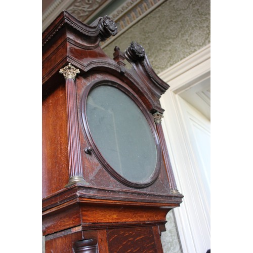 31 - An Edwardian inlaid mahogany overmantel mirror with architectural pediment, 132cm wide x 164cm high,... 