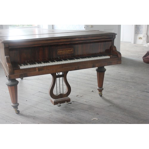 48 - A rosewood baby grand piano by 