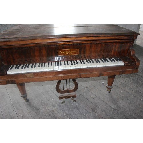 48 - A rosewood baby grand piano by 