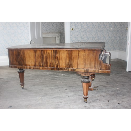 48 - A rosewood baby grand piano by 