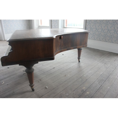 48 - A rosewood baby grand piano by 