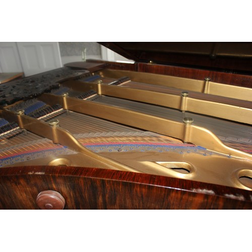 48 - A rosewood baby grand piano by 