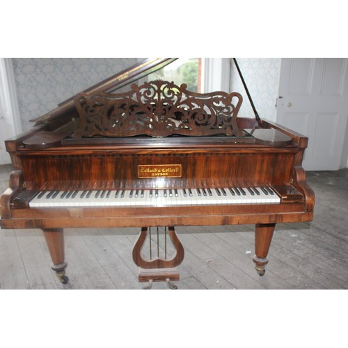 48 - A rosewood baby grand piano by 