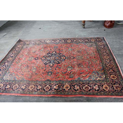 49 - An Isfahan rug, and a further Persian rug (2).